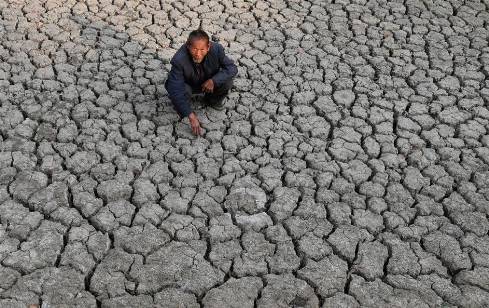 Засуха. Засуха в Китае. Опустынивание в Китае. Сильная засуха.